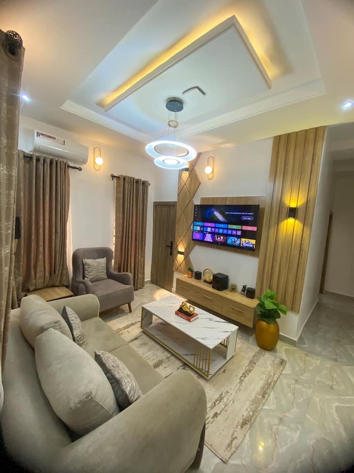 Serviced apartment in Lagos · ★4.9 · 2 bedrooms · 2 beds · 1 bath